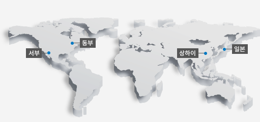 Foreign business distribution map