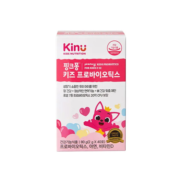GNC KINU 핑크퐁 키즈 프로바이오틱스