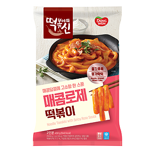 떡볶이의신 매콤로제떡볶이(냉동)