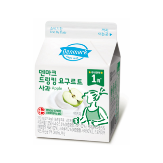 덴마크 드링킹 요구르트 사과