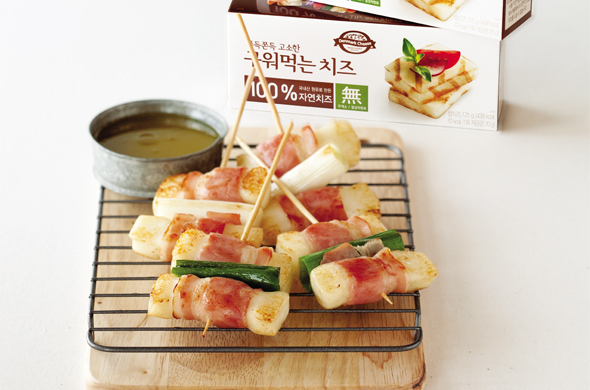 치즈 베이컨말이꼬치